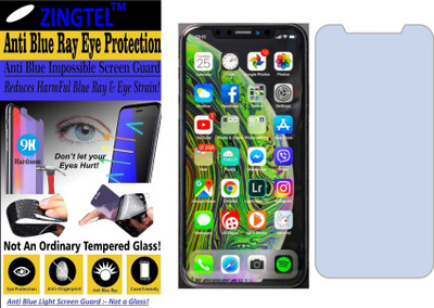 ZINGTEL Impossible Screen Guard for APPLE IPHONE XS (Impossible UV AntiBlue Light)(Pack of 1)