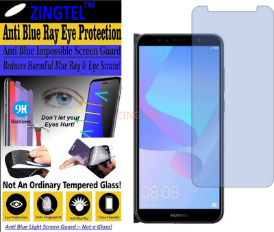 ZINGTEL Impossible Screen Guard for HUAWEI HONOR Y6 2018 (Impossible UV AntiBlue Light)(Pack of 1)