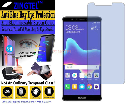 ZINGTEL Impossible Screen Guard for HUAWEI HONOR Y9 2018 (Impossible UV AntiBlue Light)(Pack of 1)