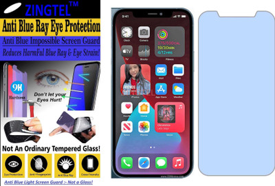 ZINGTEL Impossible Screen Guard for APPLE IPHONE 12 PRO MAX (Impossible UV AntiBlue Light)(Pack of 1)