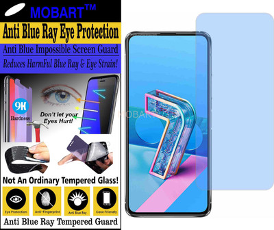MOBART Impossible Screen Guard for ZENFONE 7 ZS671KS (Impossible UV AntiBlue Light)(Pack of 1)