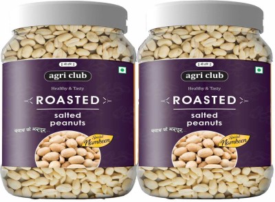 AGRI CLUB Roasted Salted Peanuts 250g (pack of 2) 500g(2 x 250 g)