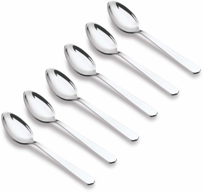 TIARA Sober 6PC Dinner Spoon Stainless Steel Cutlery Set Stainless Steel Dessert Spoon Set(Pack of 6)