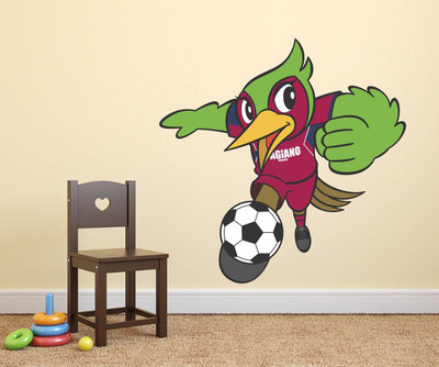 Wallzone 65 cm Parrot Removable Sticker(Pack of 1)