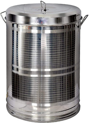 Suncity Steel Grocery Container  - 42 L(Silver)