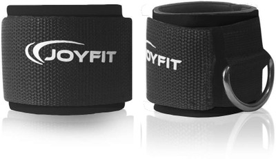 Joyfit Padded Ankle straps for cable machines Ankle Support(Black)