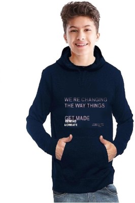 Gkidz Full Sleeve Printed Boys Reversible Sweatshirt