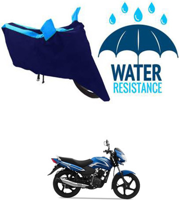 RONISH Waterproof Two Wheeler Cover for TVS(Sport, Black, Blue)
