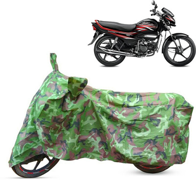 AG MOTO Two Wheeler Cover for Hero(Splendor Plus, Green)
