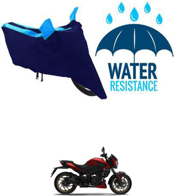 RONISH Waterproof Two Wheeler Cover for Bajaj(Dominar 400, Black, Blue)