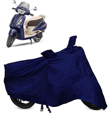 AG MOTO Two Wheeler Cover for TVS(Jupiter, Blue)