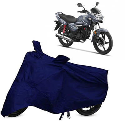 Mdstar Waterproof Two Wheeler Cover for Honda(CB Shine, Blue)