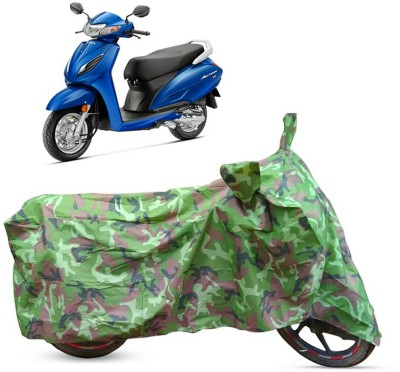 AG MOTO Two Wheeler Cover for Honda(Activa 6G, Green)