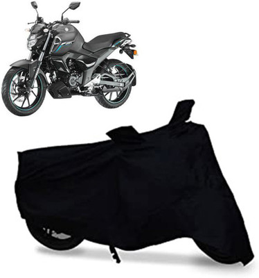 AG MOTO Two Wheeler Cover for Yamaha(FZ S V3.0 FI, Black)