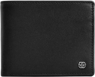 eske Men Casual, Formal, Evening/Party, Travel Black Genuine Leather Wallet(3 Card Slots)