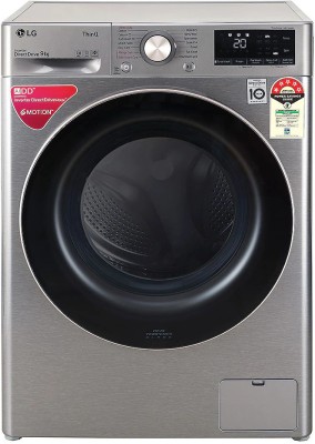 LG 9 kg Fully Automatic Front Load Silver(FHV1409ZWP)   Washing Machine  (LG)