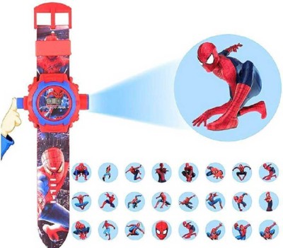 AKY TRADERS AKY Red Spiderman Digital Watch  - For Girls