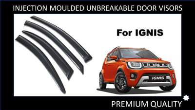 JGJ For Non-convertibles Front, Rear Wind Deflector(Tinted Maruti Ignis 1.2 AMT Alpha Petrol)