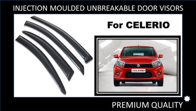 JGJ For Non-convertibles Front, Rear Wind Deflector(Tinted Maruti Celerio)