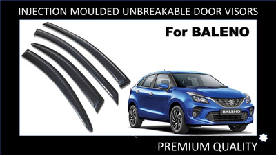 JGJ For Non-convertibles Front, Rear Wind Deflector(Tinted Maruti Baleno)