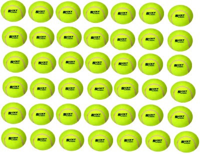 ricky Light Weight Pack Of 42 Piece Cricket Tennis Ball(Standard, Pack of 42, Yellow)