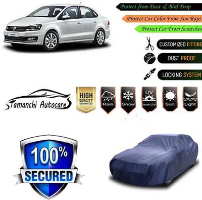 Tamanchi Autocare Car Cover For Volkswagen Vento(Blue)