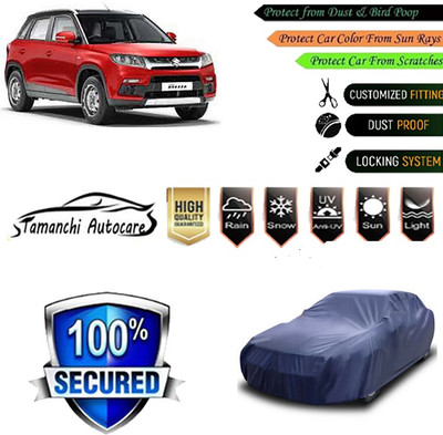 Tamanchi Autocare Car Cover For Maruti Suzuki Vitara Brezza(Blue)