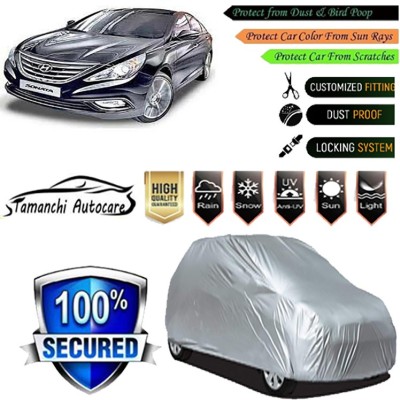 Tamanchi Autocare Car Cover For Hyundai Sonata Fluidic(Silver)