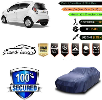 Tamanchi Autocare Car Cover For Chevrolet Beat(Blue)