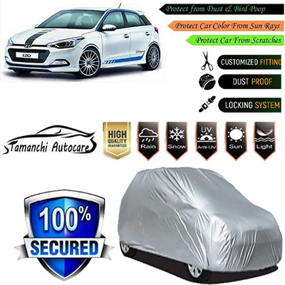 Tamanchi Autocare Car Cover For Hyundai i20 Sportz(Silver)