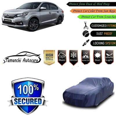 Tamanchi Autocare Car Cover For Honda Amaze E i-DTEC(Blue)
