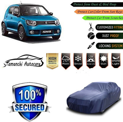 Tamanchi Autocare Car Cover For Maruti Suzuki Ignis(Blue)