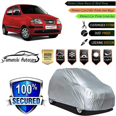 Tamanchi Autocare Car Cover For Hyundai Santro Xing(Silver)