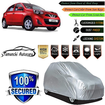 Tamanchi Autocare Car Cover For Nissan Micra Active(Silver)