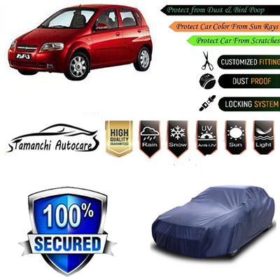 Tamanchi Autocare Car Cover For Chevrolet Aveo Uva(Blue)