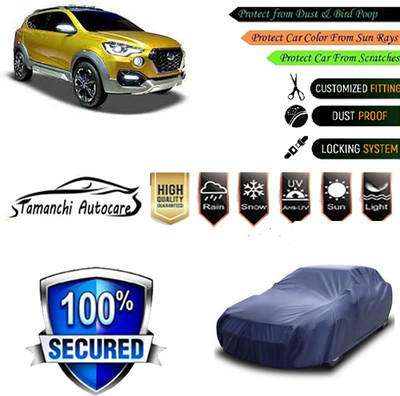 Tamanchi Autocare Car Cover For Datsun Go-Cross(Blue)