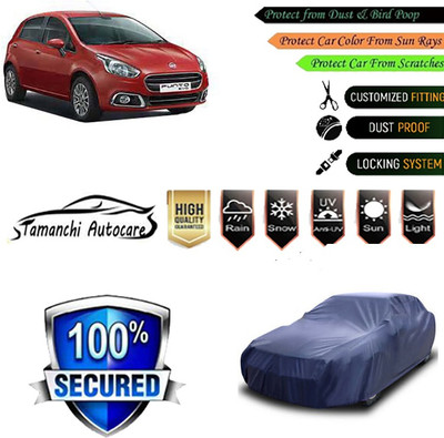 Tamanchi Autocare Car Cover For Fiat Punto Evo(Blue)