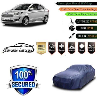 Tamanchi Autocare Car Cover For Ford Figo Aspire(Blue)