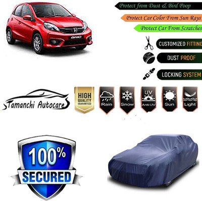 Tamanchi Autocare Car Cover For Honda Brio(Blue)
