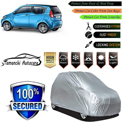 Tamanchi Autocare Car Cover For Mahindra e20(Silver)