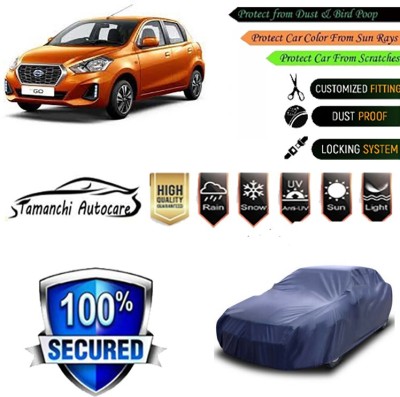 Tamanchi Autocare Car Cover For Datsun Go(Blue)