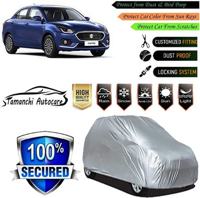 Tamanchi Autocare Car Cover For Maruti Suzuki Swift Dzire(Silver)