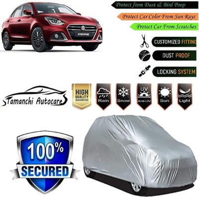 Tamanchi Autocare Car Cover For Maruti Suzuki Swift Dzire ZXI(Silver)