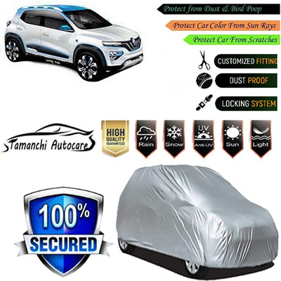 Tamanchi Autocare Car Cover For Renault Kwid EV(Silver)