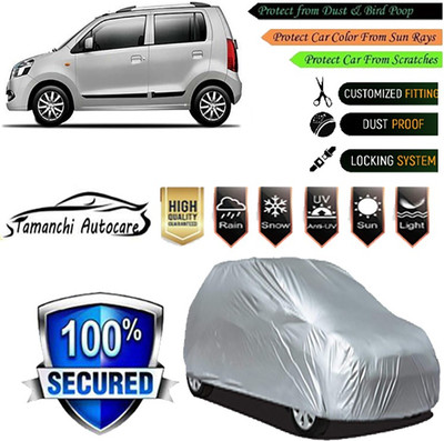Tamanchi Autocare Car Cover For Maruti Suzuki WagonR(Silver)