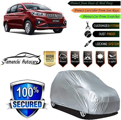 Tamanchi Autocare Car Cover For Maruti Suzuki Ertiga(Silver)