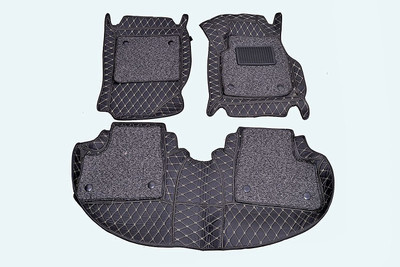 Smaas Leather 7D Mat For  Maruti Suzuki Baleno(Black)