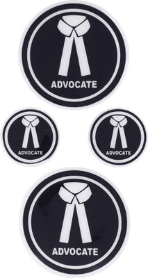 Ramanta Sticker & Decal for Car(Black, White)