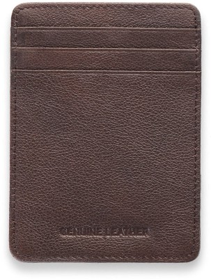 Walletsnbags 6 Card Holder(Set of 1, Tan)