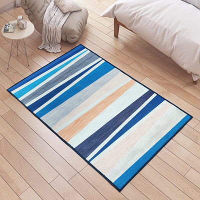 STATUS Multicolor Polyester Carpet(4 ft,  X 6 ft, Rectangle)